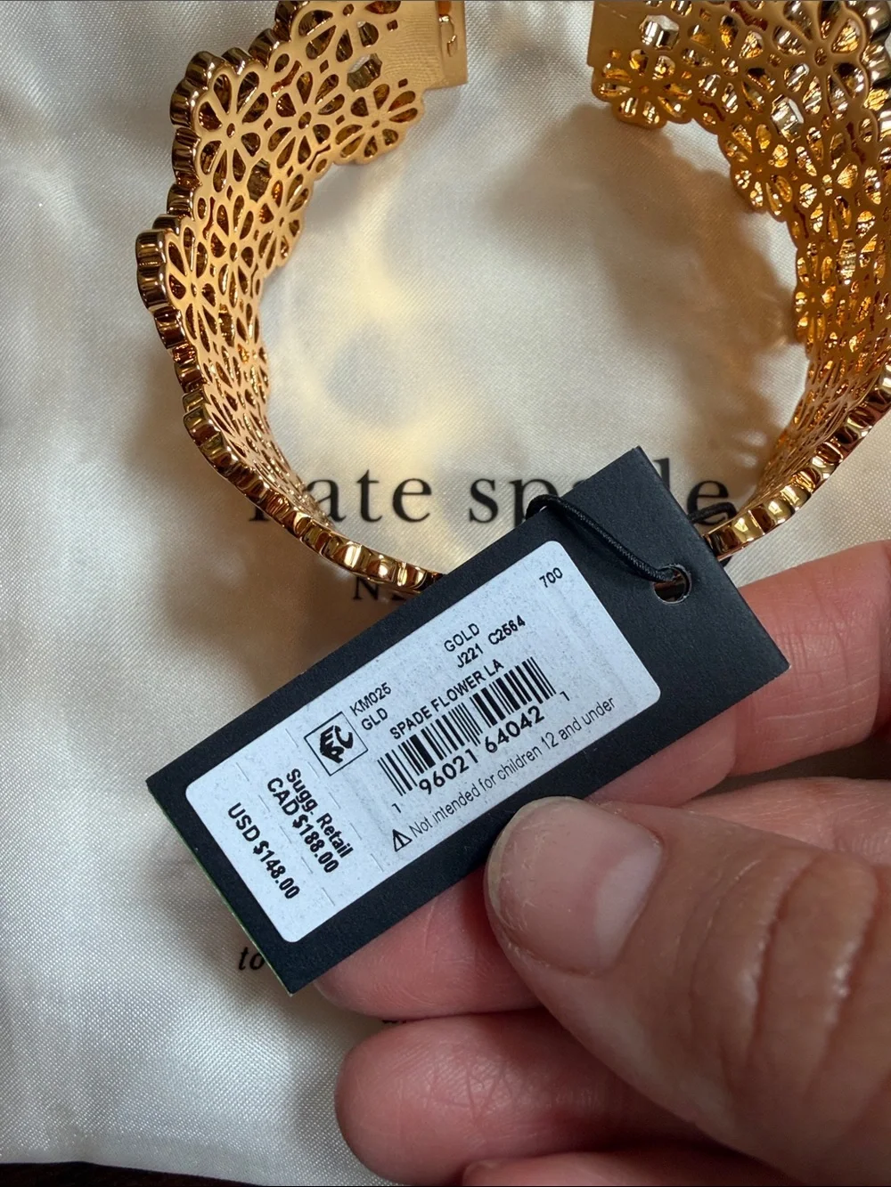 kate spade Spade Flower Lattice Bracelet - Picture 4 of 4